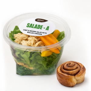 Lunchpakket 4 - Salade A / Pulled Chicken