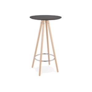 Hoge tafel Gala ∅70 - zwart