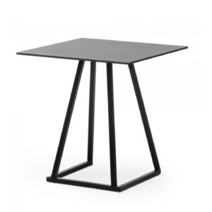 Lage tafel Leonardo 70x70 - zwart