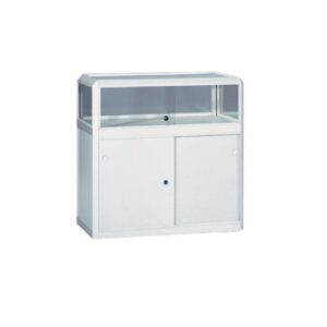 Vitrinekast Hopper - wit