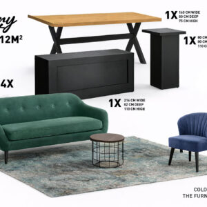 Luxe meubel set - voor 12 m2 stand