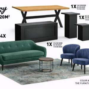 Luxe meubel set - voor 20 m2 stand