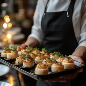 Afkoop eigen catering op de stand: Inzet externe cateraar