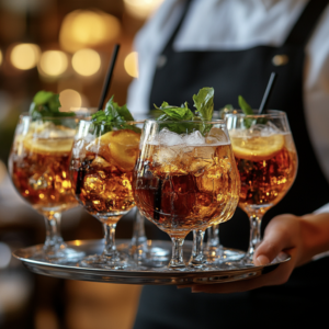 Afkoop eigen catering op de stand: Eigen tap/bar met drankvoorziening