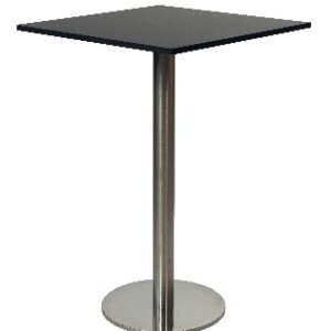 Hoge tafel Lion 70x70 - zwart