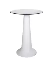 Hoge tafel Vase ∅80 - wit
